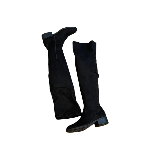 New Unisa Minni Over The Knee Riding Boot Black Women's Size 6M - Picture 5 of 9